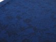 Photo5: 4H04z110  Japanese Kimono Crepe Silk  FABRIC Flowers Indigo 65.4x13.8 (5)