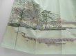 Photo5: 2401T01z1040  Japanese Kimono Silk IROTOMESODE Rock garden Soft green (5)