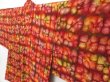 Photo2: 2401T05z610 Vintage Japanese Kimono Silk HAORI Maple Dark red (2)