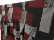 Photo2: 2401T10z1010 Vintage Japanese Kimono Silk KOMON  Black (2)