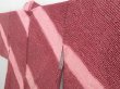 Photo2: 2505T01z400 Vintage Japanese Kimono Silk SHIBORI HAORI  Wine red (2)