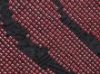 Photo4: 2723T10z520  Japanese Kimono Silk SHIBORI HAORI Ripple Red-Brown (4)