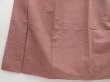 Photo4: 2724T07z730 Vintage Japanese Kimono Silk TSUMUGI Sashiko Rosy brown (4)