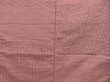 Photo7: 2724T07z730 Vintage Japanese Kimono Silk TSUMUGI Sashiko Rosy brown (7)