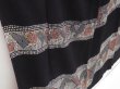 Photo3: 2727T07z950 Vintage Japanese Kimono Silk TSUKESAGE  Dark navy (3)