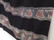 Photo4: 2727T07z950 Vintage Japanese Kimono Silk TSUKESAGE  Dark navy (4)