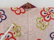 Photo8: 2727T09z600 Vintage Japanese Kimono Silk MEISEN HAORI Flower Dull purple (8)