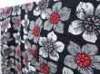 Photo2: 2806T02z470 Vintage Japanese Kimono Cotton YUKATA Flower Indigo (2)