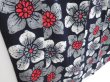 Photo3: 2806T02z470 Vintage Japanese Kimono Cotton YUKATA Flower Indigo (3)