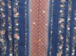 Photo7: 2820T05z1060  Unused Japanese Kimono Silk KOMON Chrysanthemum Navy (7)