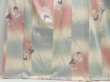 Photo4: 2826T02z930 Vintage Japanese Kimono Silk KOMON Butterfly Off-white (4)