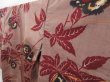 Photo2: 2901T02z740 Vintage Japanese Kimono Silk KOMON Chestnut Brown-Gray (2)