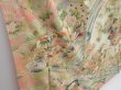 Photo3: 2901T05z870 Vintage Japanese Kimono Silk TSUKESAGE Flowers Off-white (3)