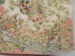 Photo6: 2901T05z870 Vintage Japanese Kimono Silk TSUKESAGE Flowers Off-white (6)