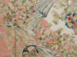 Photo7: 2901T05z870 Vintage Japanese Kimono Silk TSUKESAGE Flowers Off-white (7)