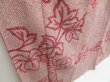 Photo3: 2909T05z880 Vintage Japanese Kimono Silk TSUKESAGE Grape Dark pink (3)