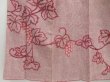 Photo5: 2909T05z880 Vintage Japanese Kimono Silk TSUKESAGE Grape Dark pink (5)