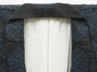 Photo7: 2910T05z530 Vintage Japanese Kimono Silk KOMON  Black (7)