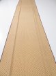 Photo6: 1G06z90  Japanese Kimono Silk  FABRIC Hemp Light brown 65.4x14.2 (6)