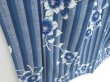 Photo3: 2919T05z450 Vintage Japanese Kimono Cotton YUKATA Flower Dark blue (3)