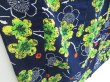 Photo3: 2919T07z480  Japanese Kimono Cotton YUKATA Plum blossom Dark navy (3)