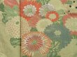 Photo8: 2924T05z800 Vintage Japanese Kimono Silk TSUKESAGE Peacock Pea Green (8)