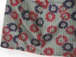 Photo4: 2924T08z630 Antique Japanese Kimono Silk KOMON Flower Gray (4)