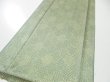 Photo2: 1G03z80  Japanese Kimono Silk  FABRIC Matsukawabishi Grass green 62.2x14.2 (2)