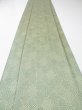 Photo6: 1G03z80  Japanese Kimono Silk  FABRIC Matsukawabishi Grass green 62.2x14.2 (6)