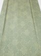 Photo1: 1G04z80  Japanese Kimono Silk  FABRIC Matsukawabishi Grass green 62.2x14.2 (1)