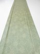 Photo6: 1G04z80  Japanese Kimono Silk  FABRIC Matsukawabishi Grass green 62.2x14.2 (6)