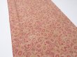 Photo3: 1I05z100  Japanese Kimono Crepe Silk  FABRIC Umbrella Red-Brown 70.9x14.2 (3)