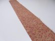 Photo3: 1I08z50  Japanese Kimono Crepe Silk  FABRIC Umbrella Red-Brown 62.2x6.7 (3)