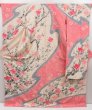 Photo1: 2925T06z1170  Japanese Kimono Silk FURISODE Plum tree Pink (1)