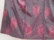 Photo4: 2931T03z670 Vintage Japanese Kimono Silk MEISEN KOMON  Gray Pink (4)