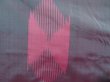 Photo6: 2931T03z670 Vintage Japanese Kimono Silk MEISEN KOMON  Gray Pink (6)