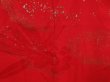 Photo4: 2931T06z690 Vintage Japanese Kimono Jinken Synthetic JUBAN Cloud Red (4)