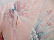 Photo2: 2931T10z1280  Japanese Kimono Silk FURISODE Butterfly Light pink (2)