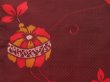 Photo5: 3008T03z510 Vintage Japanese Kimono Silk LONG HAORI Flower Red-Brown (5)