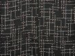 Photo5: 3009T03z680 Antique Japanese Kimono Silk KOMON  Black (5)