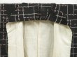 Photo7: 3009T03z680 Antique Japanese Kimono Silk KOMON  Black (7)