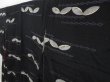 Photo2: 3009T09z660 Antique Japanese Kimono Silk KOMON  Black (2)