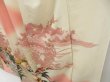 Photo4: 3009T13z840 Vintage Japanese Kimono Silk TSUKESAGE Bamboo Sand beige (4)