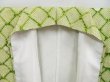 Photo7: 3002T01z890  Japanese Kimono Silk SHIBORI KOMON  Yellow green (7)