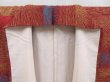 Photo3: 3002T03z950  Japanese Kimono Silk KOMON Chrysanthemum Red-Brown (3)