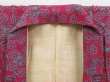 Photo5: 3002T13z460 Vintage Japanese Kimono Silk KOMON Shishi Wine red (5)