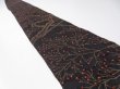 Photo1: 3M07z40  Japanese Kimono Silk  FABRIC Branch Black 56.7x6.7 (1)