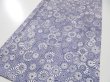 Photo2: 4G02z80  Japanese Kimono Silk  FABRIC Umbrella Dark lavender blue 63.8x13.8 (2)