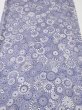 Photo1: 4G03z80  Japanese Kimono Silk  FABRIC Umbrella Dark lavender blue 63.8x13.8 (1)