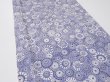 Photo3: 4G04z80  Japanese Kimono Silk  FABRIC Umbrella Dark lavender blue 63.8x13.8 (3)